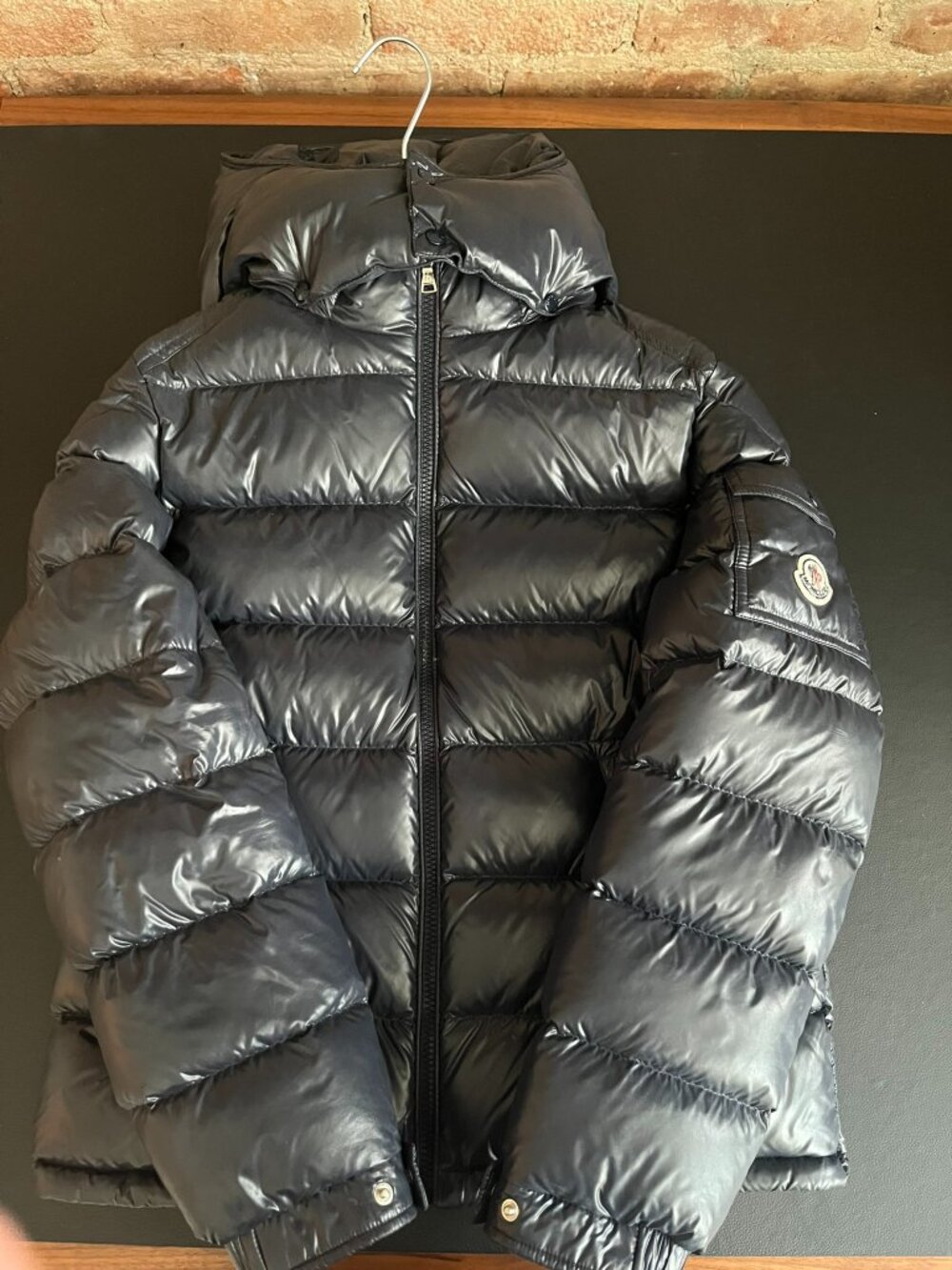 Moncler Puffer Jacket Black Men's Small